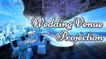 Wedding Banquet Hall Projection System, Turn Your Venue into a Fairytale Dream!