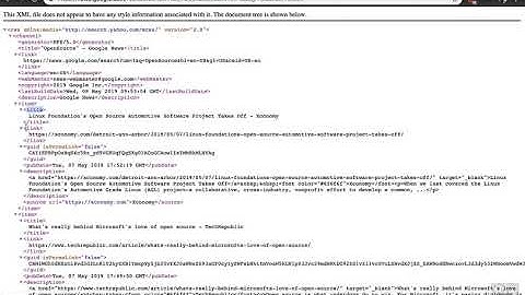 Google Sheets - RSS feed - Advanced
