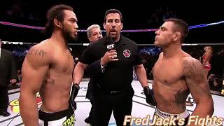 Rafael Dos Anjos vs Benson Henderson Highlights (Shocking KNOCKOUT) #rafaeldosanjos #mma #ufc