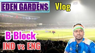 Eden Garden Match Day Vlog B Block View in Eden Garden