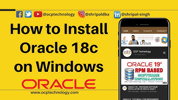 How to install 18c on Windows