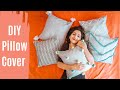 DIY Pillow Cover / DIY Cushion Cover | Dhara Patel