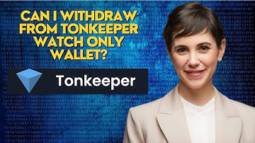 Can I withdraw from tonkeeper watch only wallet?