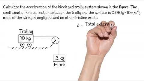 class11 NEET physics Block and trolley system| solved NEET Physics question| NEET2022