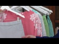 Quacker Factory Flower Lace Raglan French Terry Top on QVC