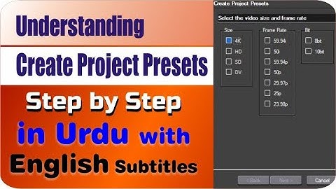 how to create project presets in edius | edius preset setting kaise kare  | edius project setting