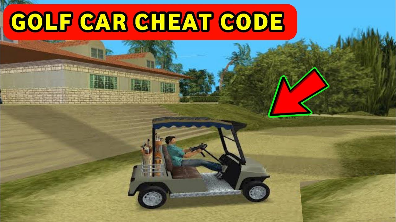GTA Vice City Golf Car Cheat Code SARKAR GTA YouTube