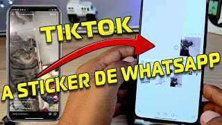 Convierte un TIKTOK en STICKER para WhatsApp - O cualquier video gracioso screenshot 2