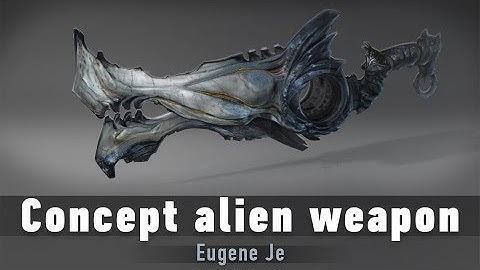 Alien weapon by Eugene Je