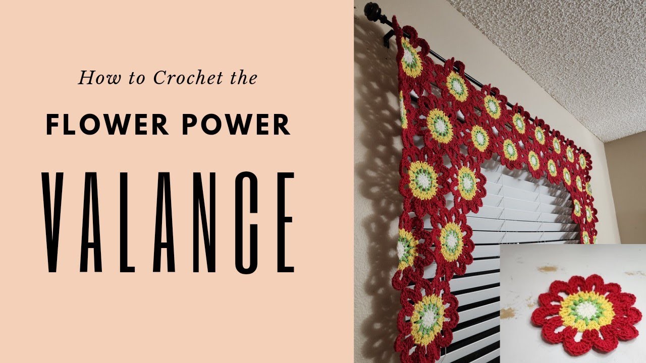 Crochet Flower Valance Pattern Best Flower Site