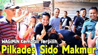 Pilkades Serantak 2019, WAGIMIN Terpilih Kembali Jadi Kades Sido Makmur Kuala Langkat