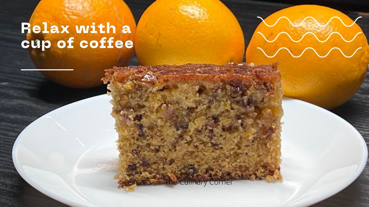 Loaded Orange syrup cake