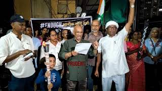 Enough is Enough Public Awareness Program by Lighting Mashal  at Panaji Bus Stand  | Live | 140826