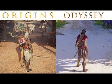 Assassin's Creed Odyssey vs Origins - Graphics and Gameplay Comparison