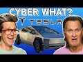 Dad reacts to the cybertruck