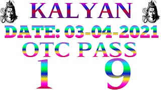 Kalyan Satta [[ 03-04-2021 ]] Kalyan Satta Matka Today | Satta Matka Today | Kalyan fix OTC | screenshot 3