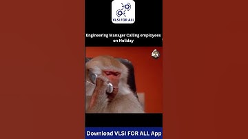 VLSI MEME - Manager Calling you on Weekends | Best VLSI Training | Advanced VLSI Courses @vlsiforall