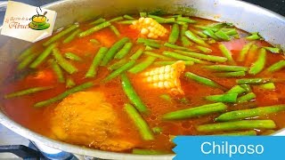 Caldo de pollo estilo chilposo