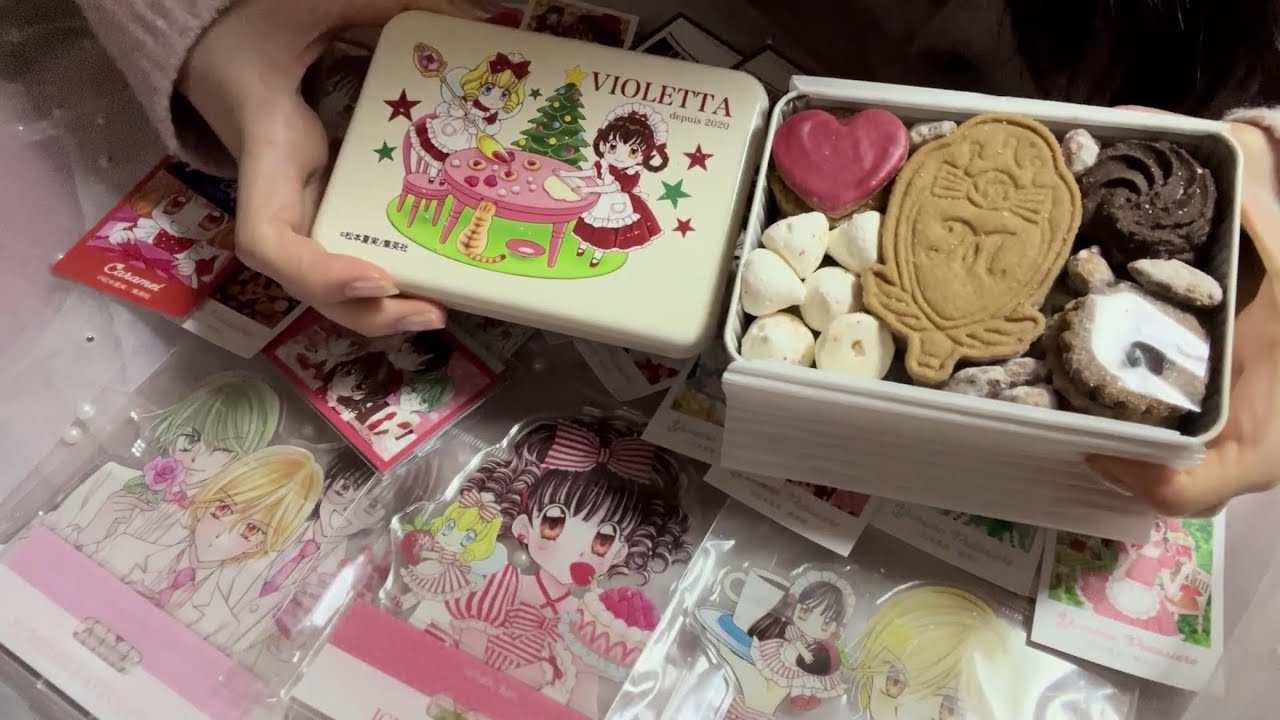 開封】夢色パティシエールとのコラボクッキー缶を食べながら夢色