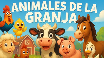 Los animales de la granja para niños 🐮 | Aprende los Sonidos y Nombres |  Vocabulario para niños