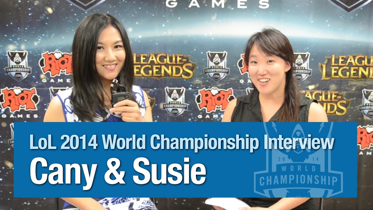 LoL 2014 World Championship Interview - Cany & Susie