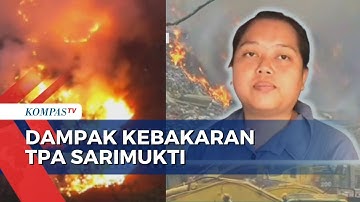 Akibat Asap Tebal Kebakaran TPA Sarimukti, Warga Keluhkan Gangguan Pernapasan Hingga Sekolah Ditutup