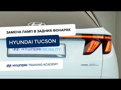 2022 Hyundai Tucson - Замена ламп в задних фонарях