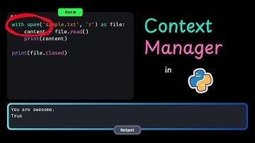 What Exactly are "Context Managers" in Python?