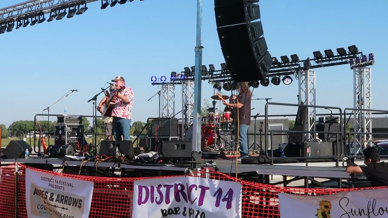 Alexander Richard preforming at The District 14 Bar & Pizza in Hastings NE