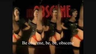 Marilyn Manson mOBSCENE With Lyrics