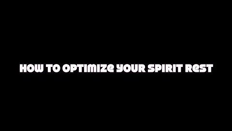 Endless Frontier - How To Optimize Your Spirit Rest