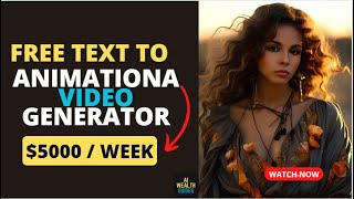 FREE Text to Animation AI Video Generator Software & Website -  Easy AI Tutorial