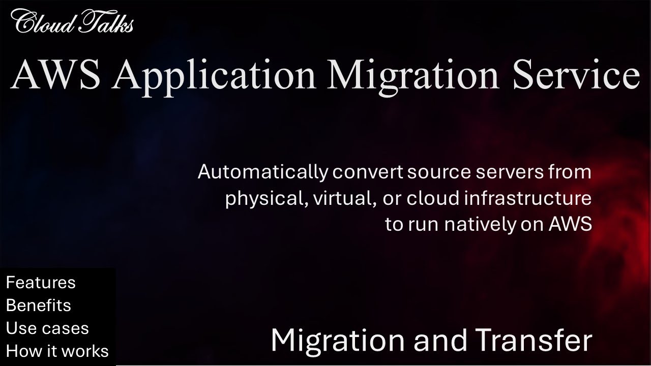 AWS Application Migration Service - YouTube