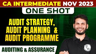 Audit Strategy, Planning and Programme | Auditing and Assurance | CA Inter Nov 2023 | Ankit Mundra