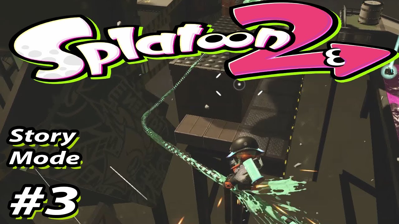 Splatoon 2 - Story Mode - 3 - On-Rails gameplay - YouTube