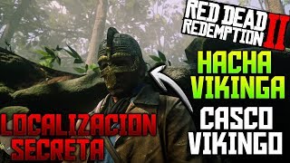 *VIKING AXE AND VIKING HELMET* SECRET LOCATION | FREE WEAPONS IN RED DEAD REDEMPTION 2