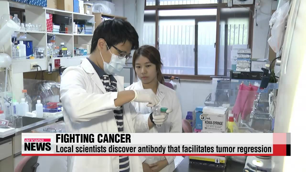Korean scientists discover antibody that facilitates tumor regression 

항체 이용한 새