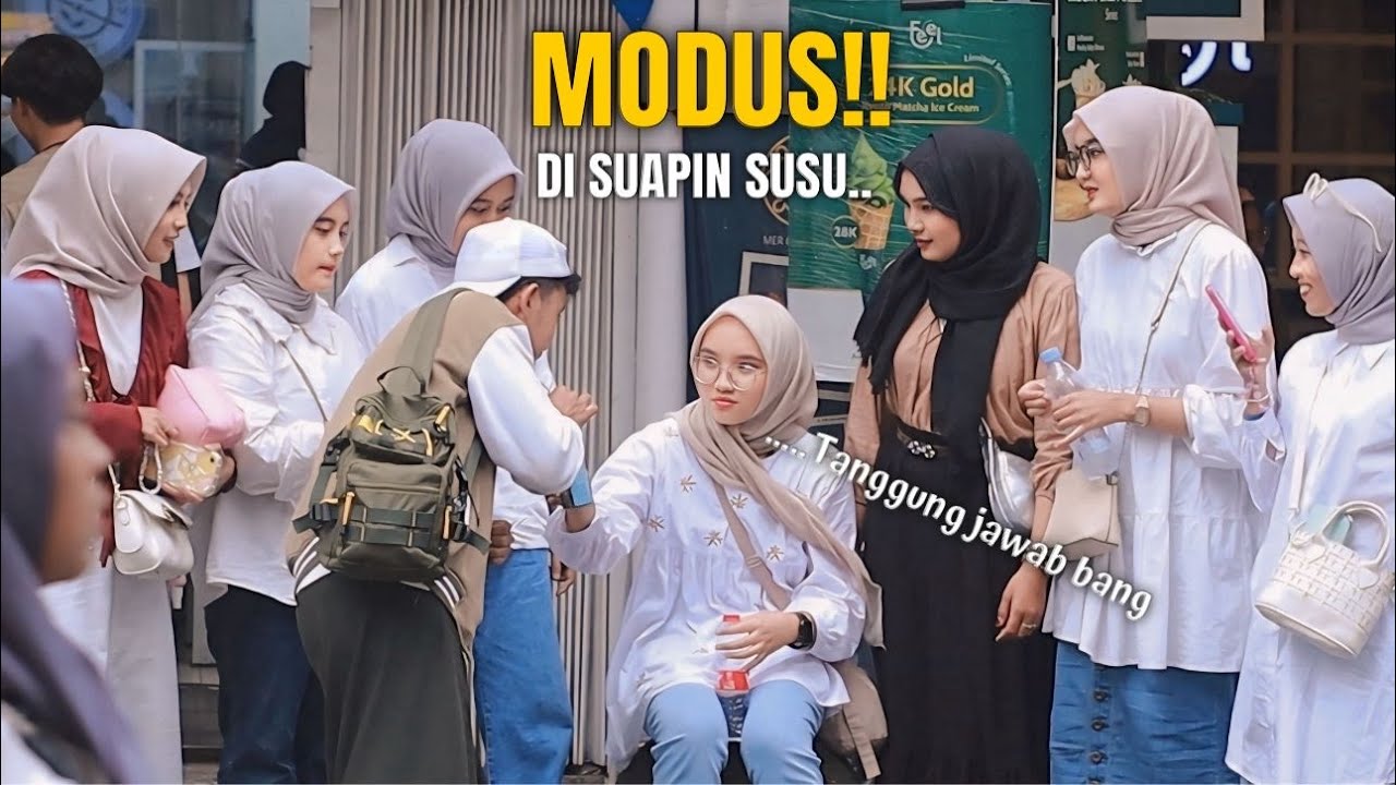 VIRAL!! DI SUAPIN SUSU SAMA CEWEK CANTIK BIKIN BAPER