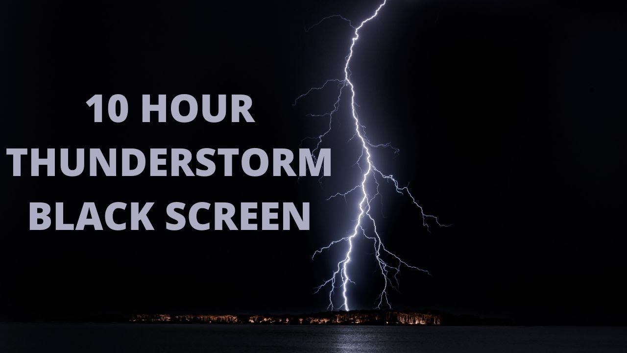 Watch JUNE THUNDERSTORM SOUNDS 10 HOURS OF A BLACK SCREEN on YouTube Watch JUNE THUNDERSTORM SOUNDS 10 HOURS OF A BLACK SCREEN on YouTube