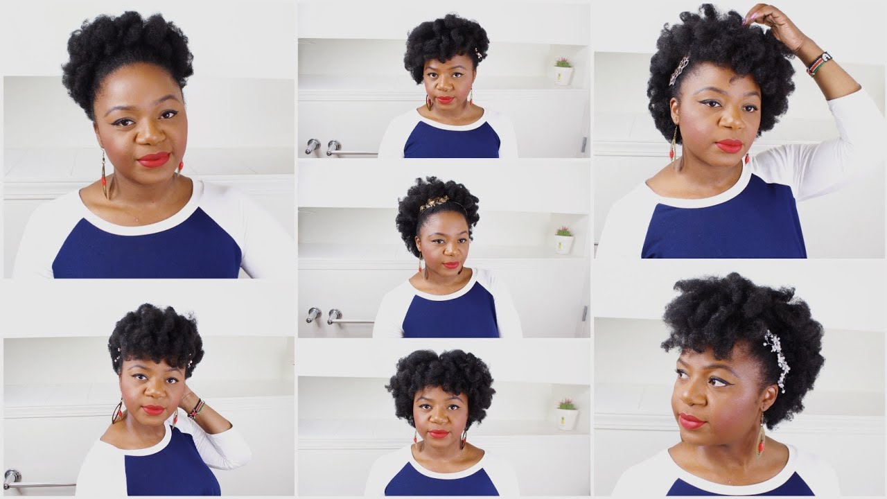 7 SIMPLE & EASY NATURAL HAIRSTYLES ON 4c NATURAL HAIR 2020 | NO ...
