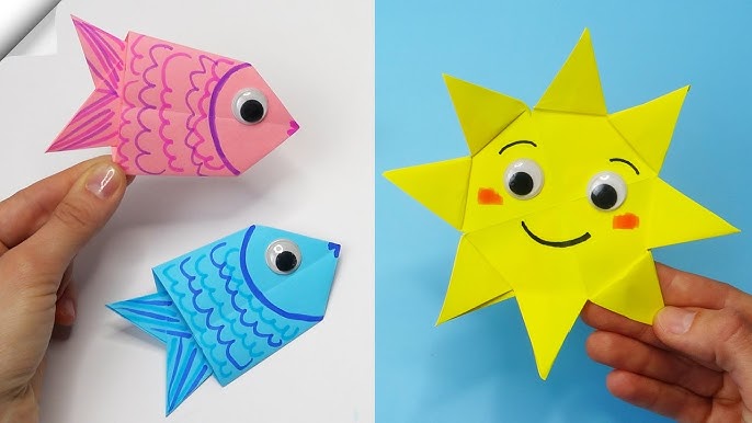 Moving paper lobster  Easy paper toys 