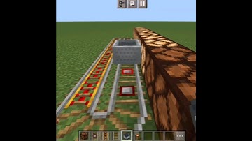 Minecart with lamp. #shorts #short #shortvideo