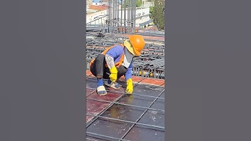 Ties bottom slab rebar #shorts #structure #construction #engineering