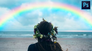 How to Create a  Realistic Rainbow in Photoshop | Photoshop Tutorial