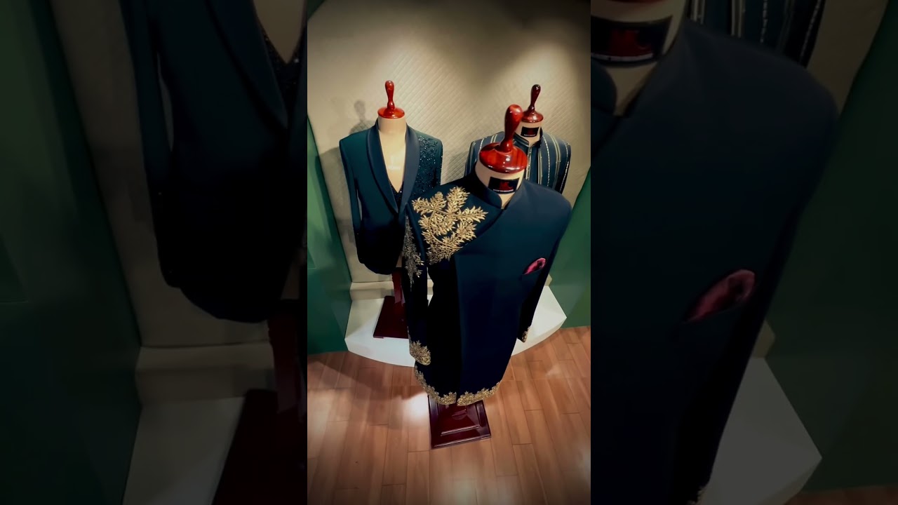 Black Indo with golden work—where luxury meets culture. 