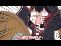 【手描き】おにかんに嫉妬するミオしゃ【ホロライブ/切り抜き漫画/大神ミオ/尾丸ポルカ/百鬼あやめ/鷹嶺ルイ】