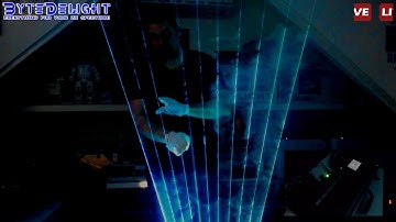 ZX Spectrum laserharp - LIVE