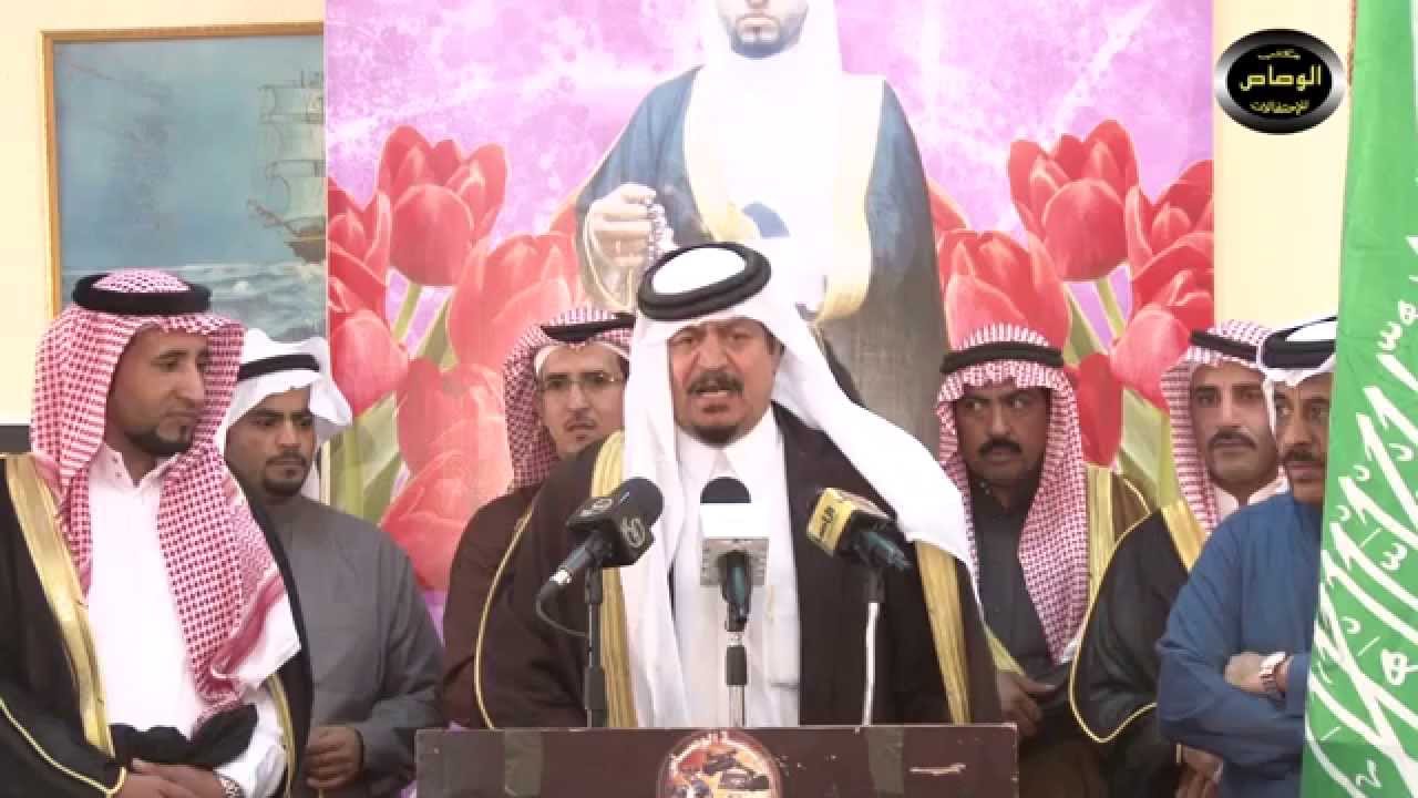كلمه الشيخ فهد المعطاني الهذلي عن قبيلة عنزة في حفل زواج منشد الويلان