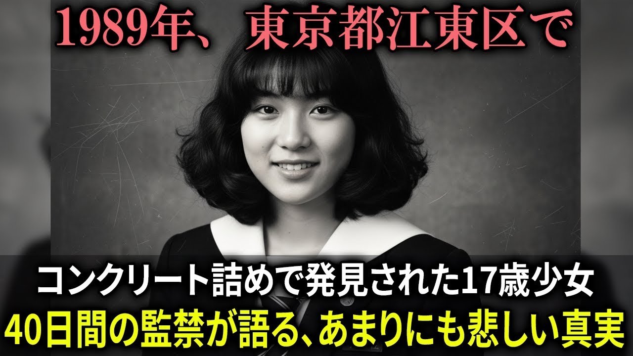 1988年、コンクリート詰めで発見された17歳少女──40日間の監禁が語る悲しい真実