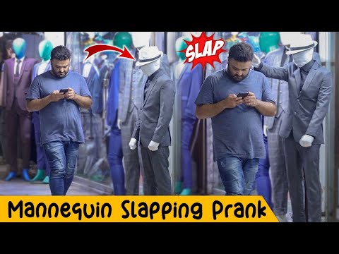 Mannequin Slapping Prank @CrazyPrankTV